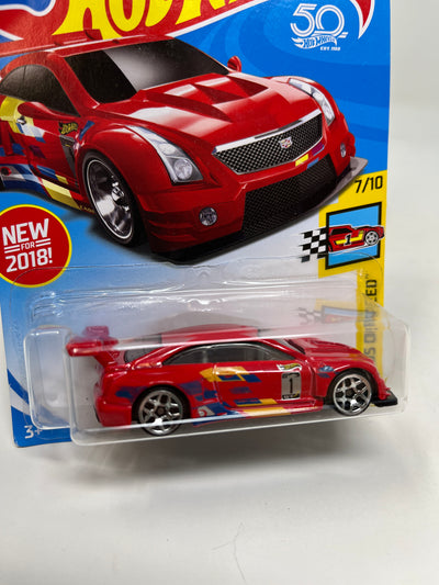 '16 Cadillac ATS-V R #198 * Red * 2018 Hot Wheels