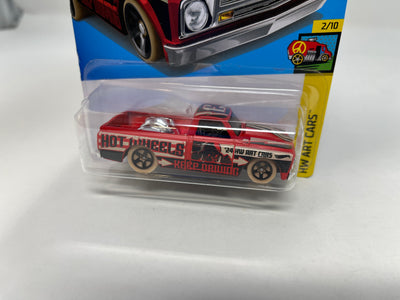 '67 Chevy C10 #83 * RED * 2024 Hot Wheels Case P