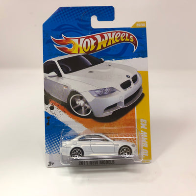 '10 BMW M3 #26 * White * 2011 Hot Wheels