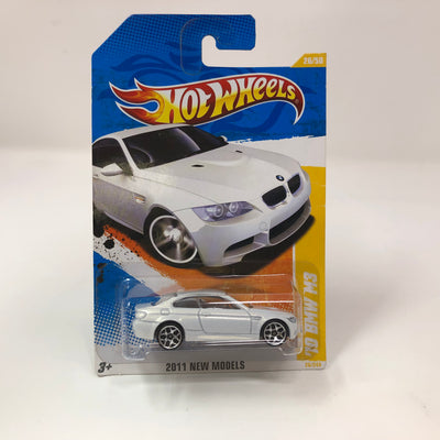 '10 BMW M3 #26 * White * 2011 Hot Wheels