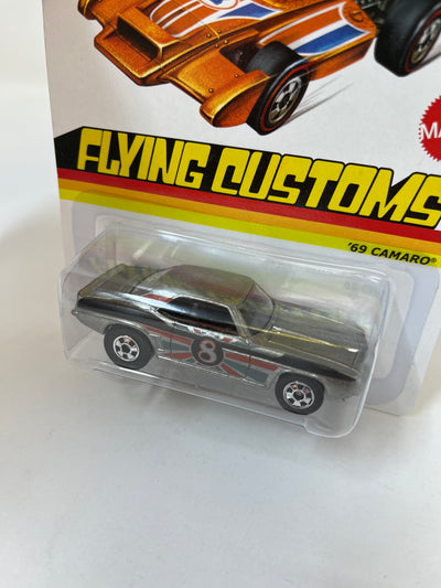 '69 Camaro * Silver * Hot Wheels Flying Customs