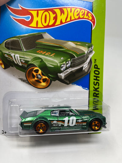 '70 Chevy Chevelle #194 * 2015 Hot Wheels * Kmart Green