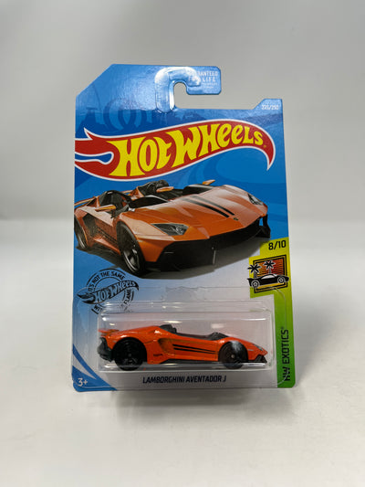 Lamborhghini Aventador J #223 * 2019 Hot Wheels * Orange
