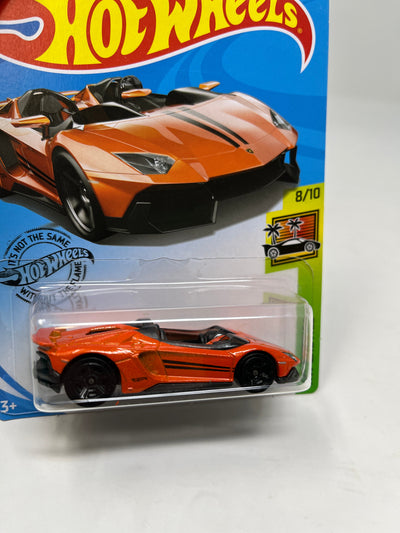 Lamborhghini Aventador J #223 * 2019 Hot Wheels * Orange (Copy)