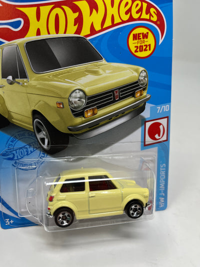 Custom '70 Honda N600 #187 * 2021 Hot Wheels * Yellow