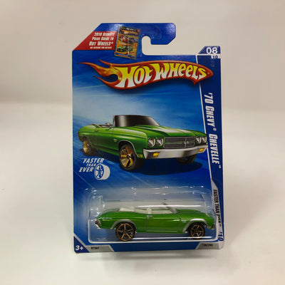 '70 Chevy Chevelle #136 * Green w/ FTE Rims * 2010 Hot Wheels