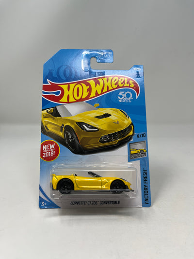Corvette C7 Z06 #98 * 2018 Hot Wheels * Yellow