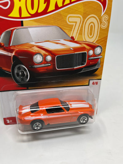 '70 Camaro #4 * Hot Wheels Decades Throwback * Orange