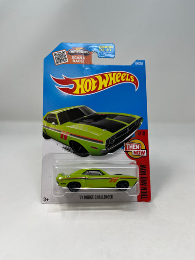 '71 Dodge Challenger #104 * 2016 Hot Wheels * Green