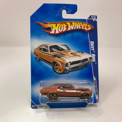 Chevy Nova #136 * Copper w/ FTE Rims * 2009 Hot Wheels
