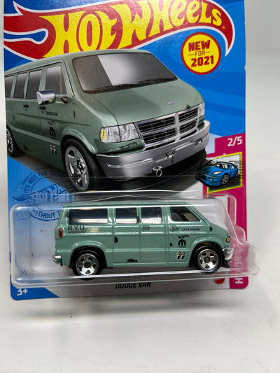 Dodge Van #50 * 2021 Hot Wheels * Green