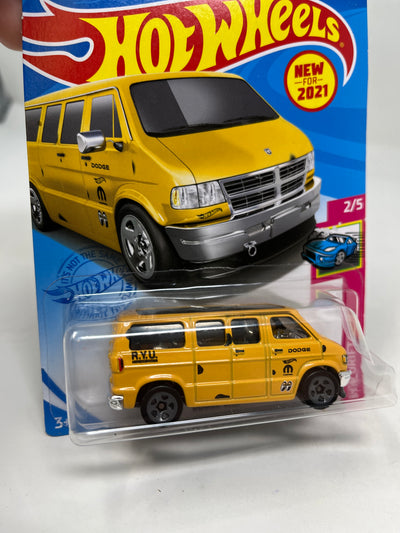Dodge Van #50 * 2021 Hot Wheels * Yellow