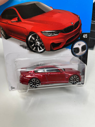 BMW M4 #189 * 2015 Hot Wheels * Burgundy