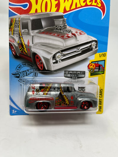 '56 Ford F-100 #187 * 2018 Hot Wheels * Walmart Only Zamac