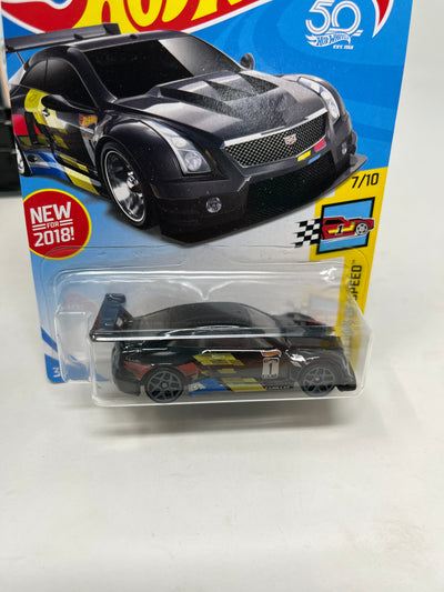 '16 Cadillac ATS-V R #70 * 2018 Hot Wheels * BLACK