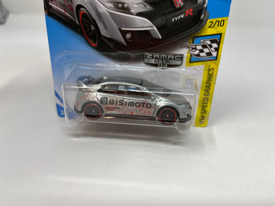 '16 Honda Civic Type R * Zamac * 2018 Hot Wheels