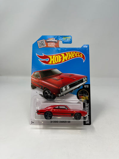 '69 Dodge Charger 500 #84 * 2016 Hot Wheels * RED