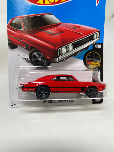 '69 Dodge Charger 500 #84 * 2016 Hot Wheels * RED