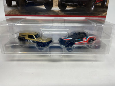 New!  2-Pack * Ford Bronco R & '17 Ford F-150 Raptor * 2024 Hot Wheels 1:64 Scale