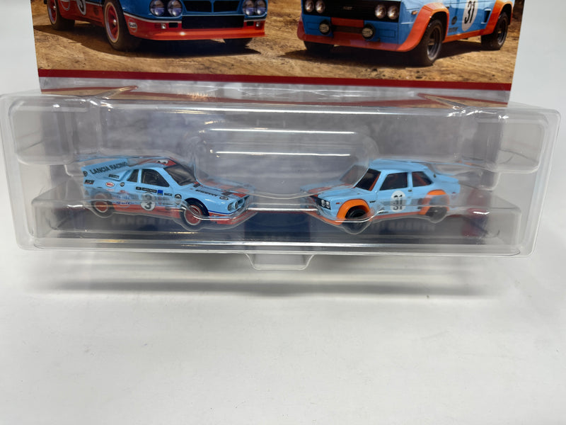 New!  2-Pack * Lancia Rally 037 & Fiat 131 Abarth GULF * 2024 Hot Wheels 1:64 Scale