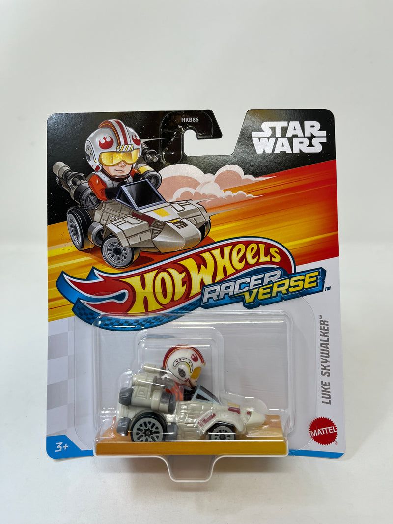 Luke Skywalker Star Wars Racer Verse * Hot Wheels Marvel Character Cars Case G