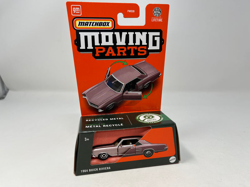 1964 Buick Riviera * Rose * 2024 Matchbox Moving Parts Case N