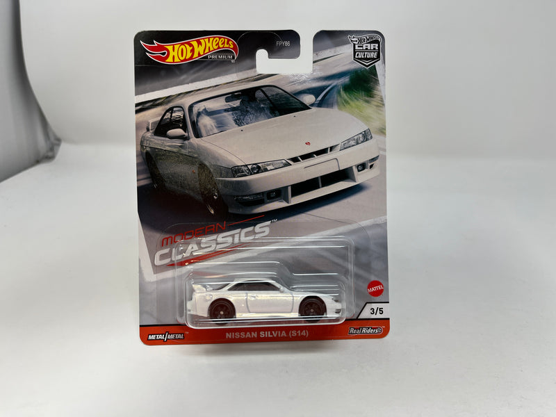 Nissan Silvia S14 * WHITE * Hot Wheels MODERN CLASSICS 2 Car Culture