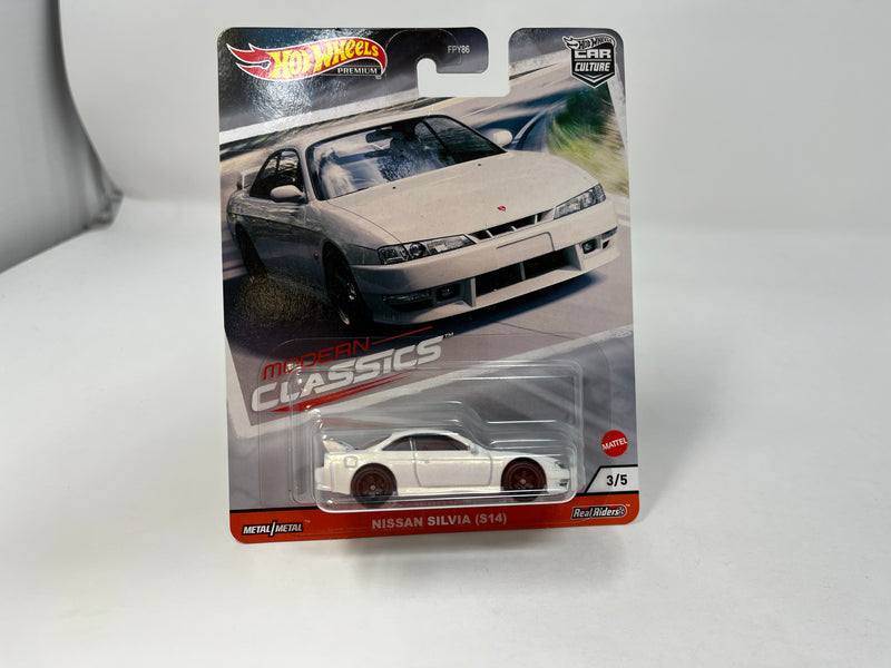 Nissan Silvia S14 * WHITE * Hot Wheels MODERN CLASSICS 2 Car Culture