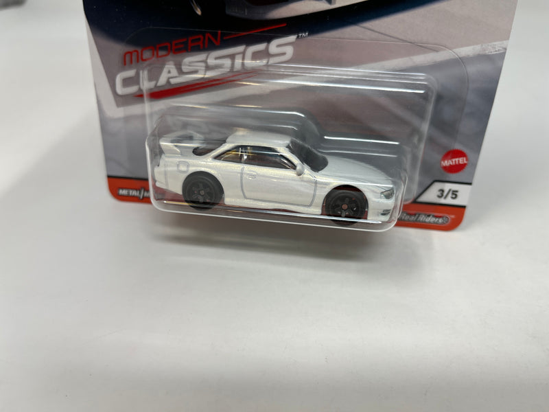 Nissan Silvia S14 * WHITE * Hot Wheels MODERN CLASSICS 2 Car Culture