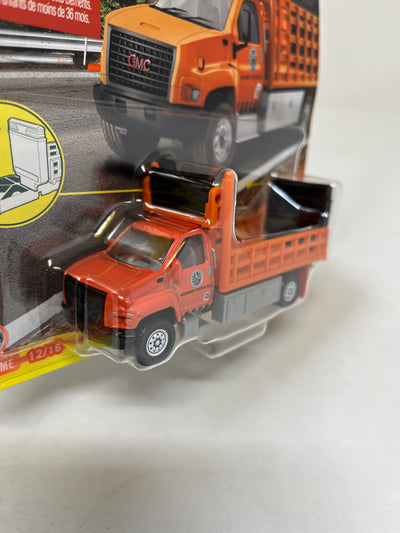 GMC 3500 Attenuator Truck * Orange * Matchbox Working Rigs Case X