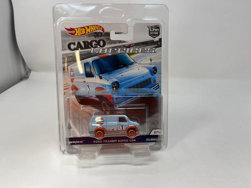 Ford Transit Super Van * Gulf * Hot Wheels Car Culture Cargo Carriers