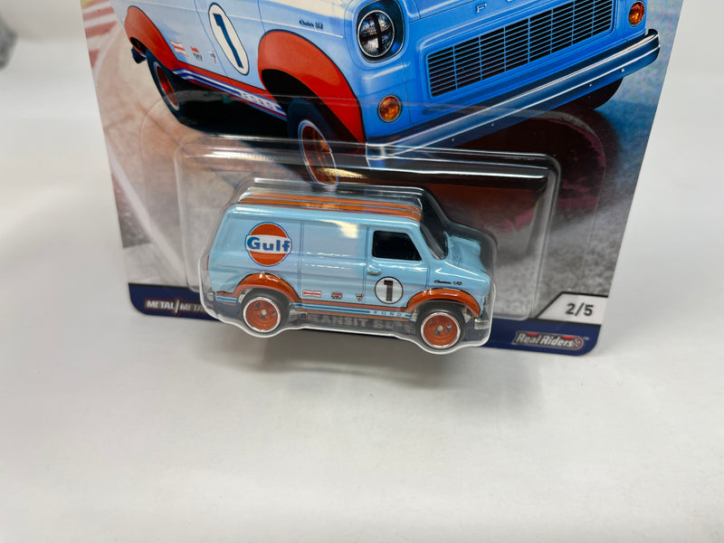 Ford Transit Super Van * Gulf * Hot Wheels Car Culture Cargo Carriers