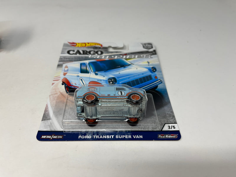 Ford Transit Super Van * Gulf * Hot Wheels Car Culture Cargo Carriers