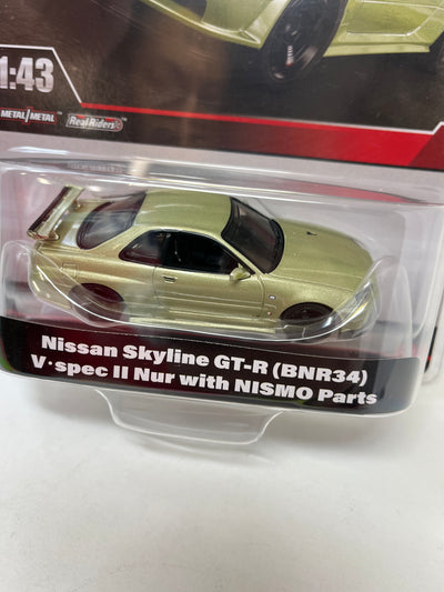 Nissan Skyline GT-R BNR34 V spec w/ NISMO Parts * 2024 Hot Wheels 1:43 Scale Series