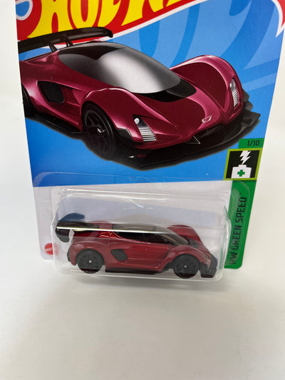 Czinger 21C #13 * Burgundy * 2024 Hot Wheels Basic International Case F