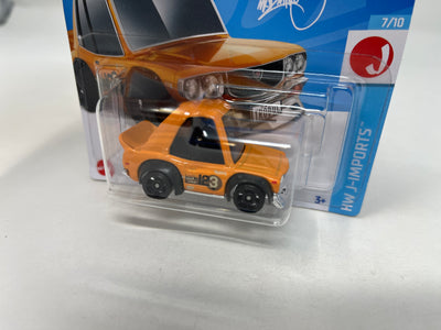 Mazda RX-3 #156 * Orange * 2024 Hot Wheels SHORT CARD Case J