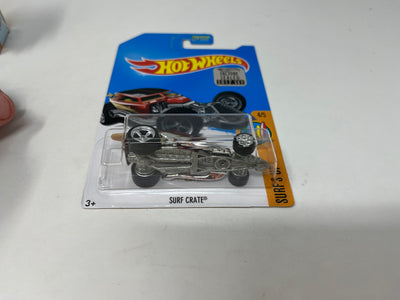 Surf Crate * Super Treasure Hunt * 2017 Hot Wheels w Factory Holo Sticker