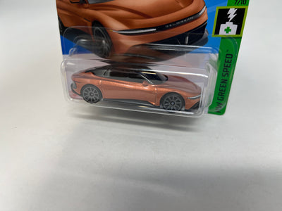 Delorean Alpha5 #85 * Orange * 2024 Hot Wheels SHORT CARD Case J