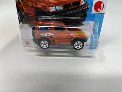 Mitsubishi Pajero Evolution #169 * Orange * 2024 Hot Wheels SHORT CARD Case J