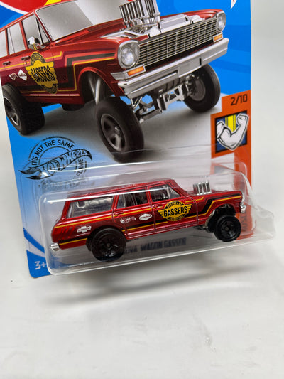 '64 Nova Wagon Gasser #174 * RED * 2020 Hot Wheels