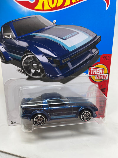 Mazda RX-7 #337 * Blue * 2017 Hot Wheels