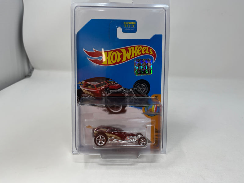 Surf Crate * Super Treasure Hunt * 2017 Hot Wheels w Factory Holo Sticker