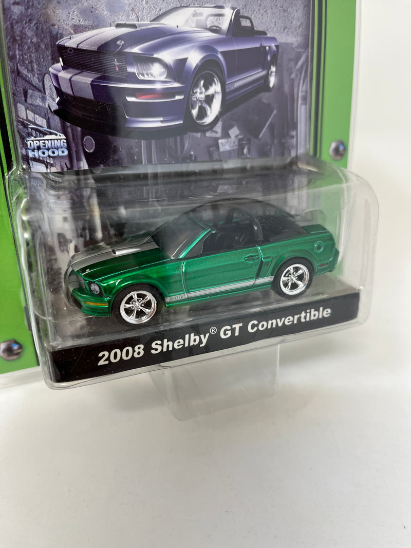 GREEN MACHINE * 2008 Shelby GT Convertible * Greenlight Muscle Garage