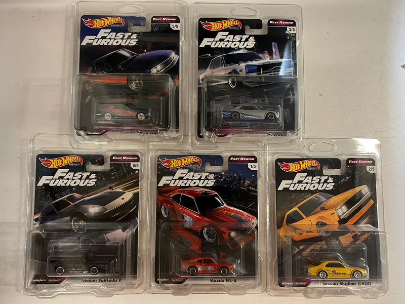 5 Car Set Full Force * Hot Wheels Fast & Furious Full Force