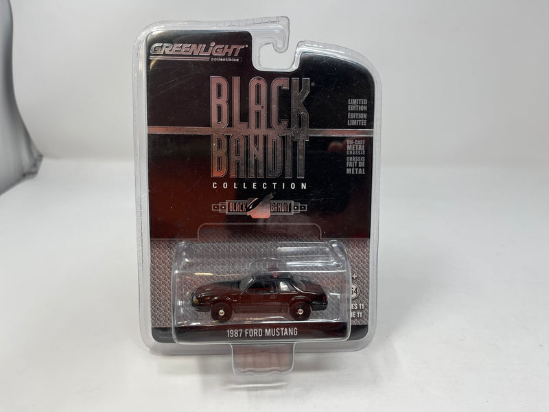 1987 Ford Mustang * Greenlight Black Bandit