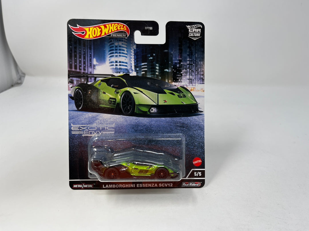 Hotwheels premium car orders culture chase Lamborghini essenza scv12