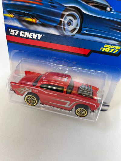 '57 Chevy #1077 * RED * 1999 Hot Wheels Basic
