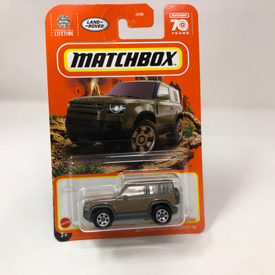 2020 Land Rover Defender 90 #81 * Brown * 2023 Matchbox Case U