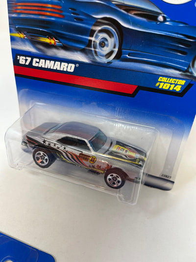 '67 Chevy Camaro #1014 * GREY w/ 5sp Rims * 1998 Hot Wheels Basic