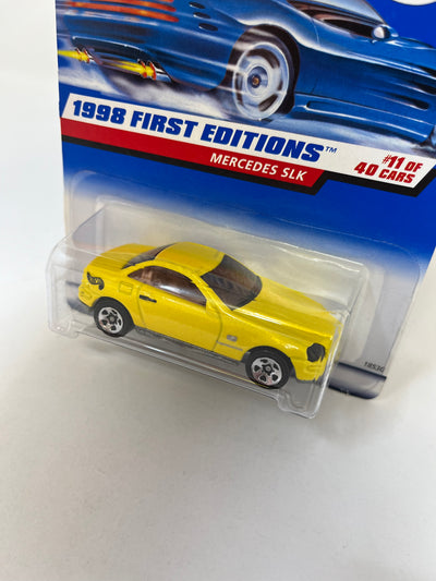 Mercedes SLK #646 * Yellow * 1998 Hot Wheels First Edition